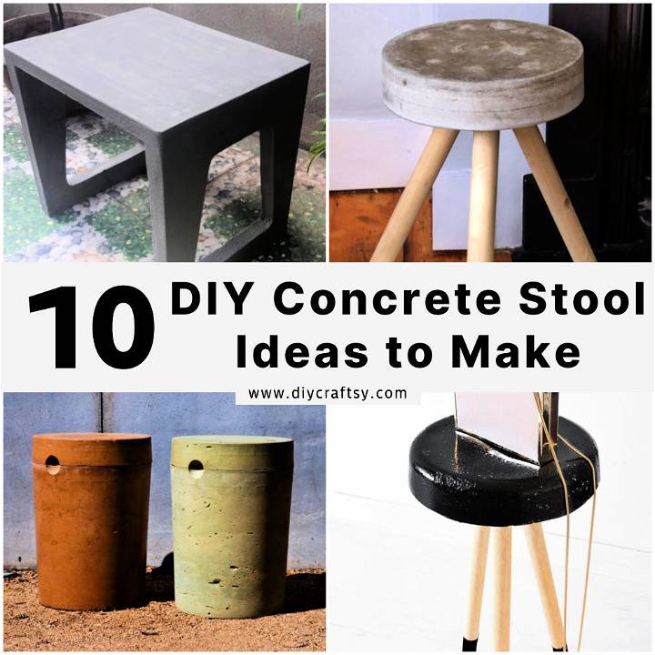 concrete stool ideas
