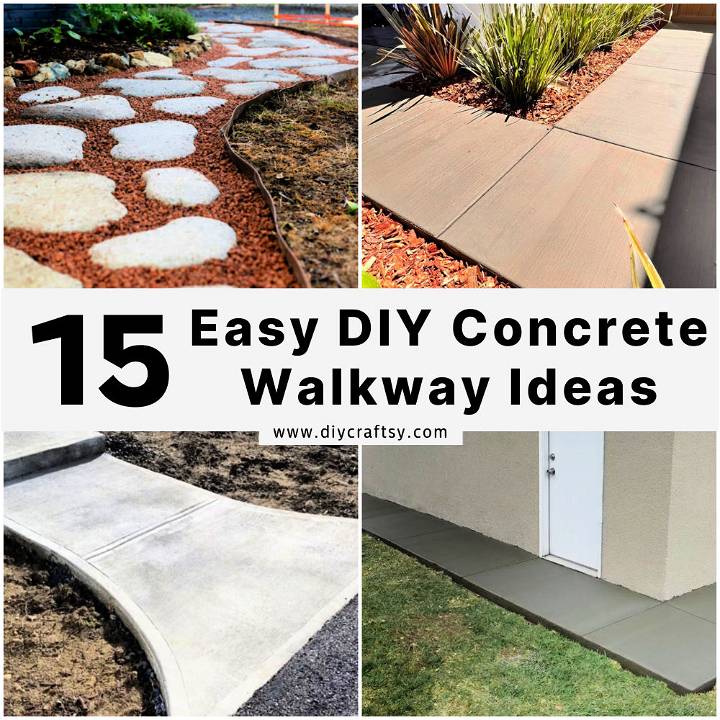 concrete walkway ideas