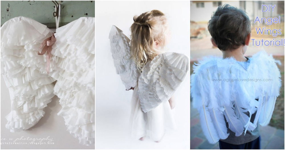 diy angel wings