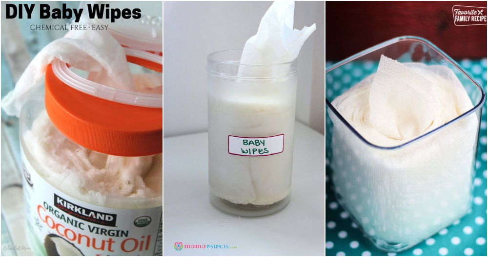 diy homemade baby wipes