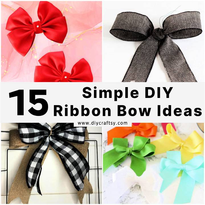 diy ribbon bow ideas