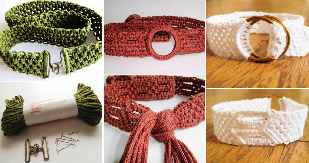 THE MILA BELT  DIY Kit macramé belt