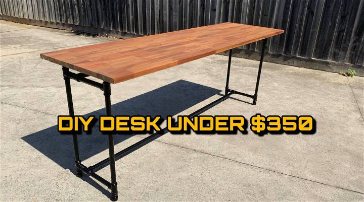 Build a Pipe Desk for Under $350