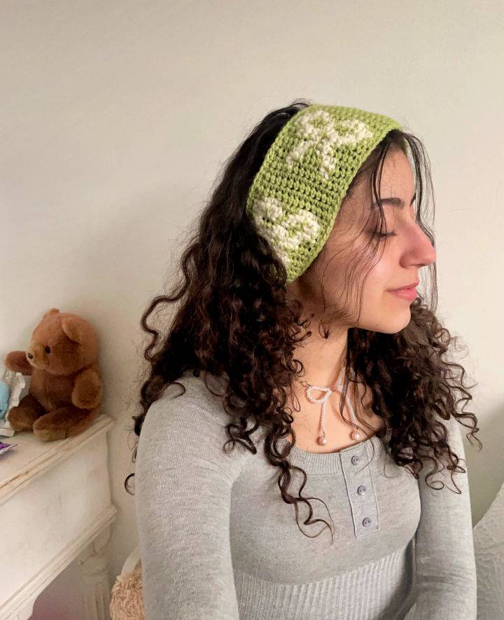 Crochet Bow Ear Warmer Headband Pattern