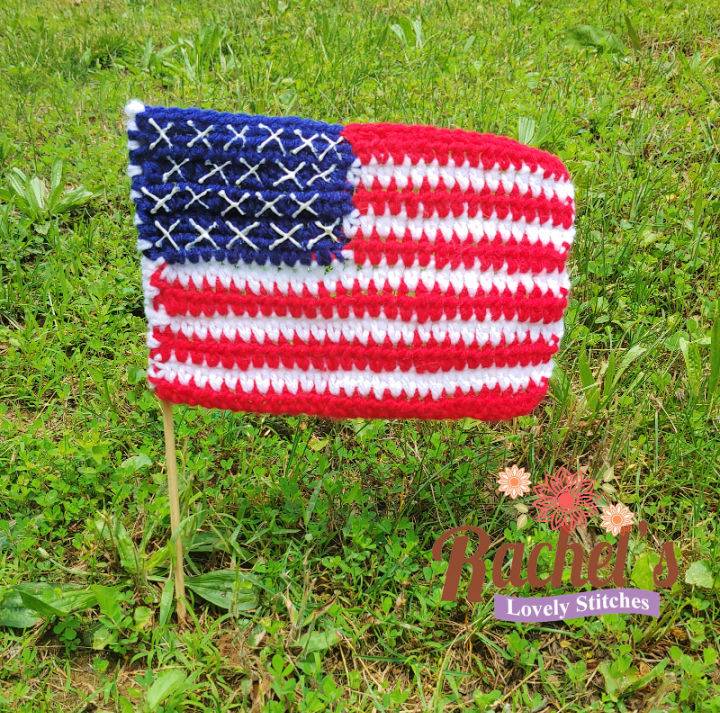How to Crochet American Flag Free Pattern