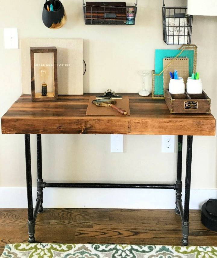 How to Make Iron Pipe Desk
