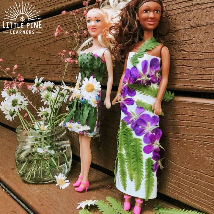 Make Your Own Nature Barbie Doll Clothes
