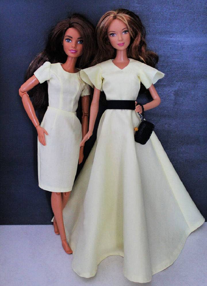 Making Barbie Clothes Free Sewing Pattern