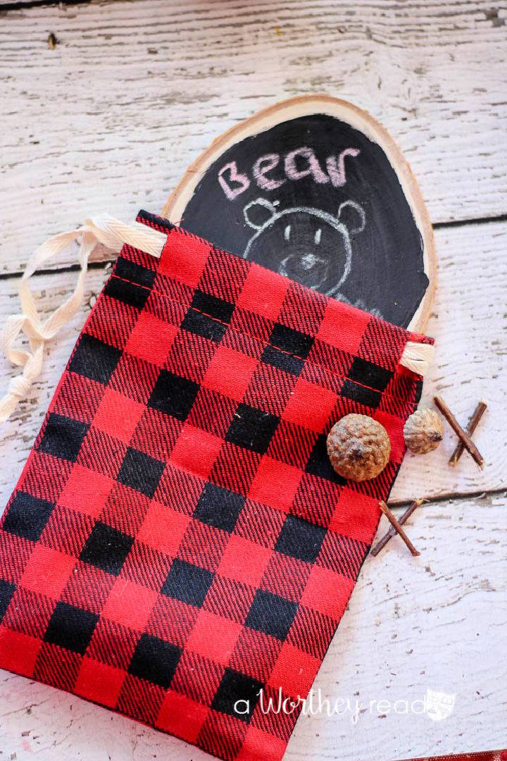 Rustic DIY Game Pouch