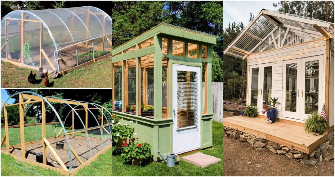 30 Homemade DIY Greenhouse Plans Free (How to Build)