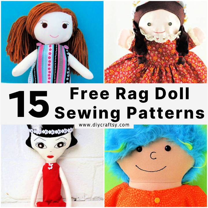 rag doll sewing patterns