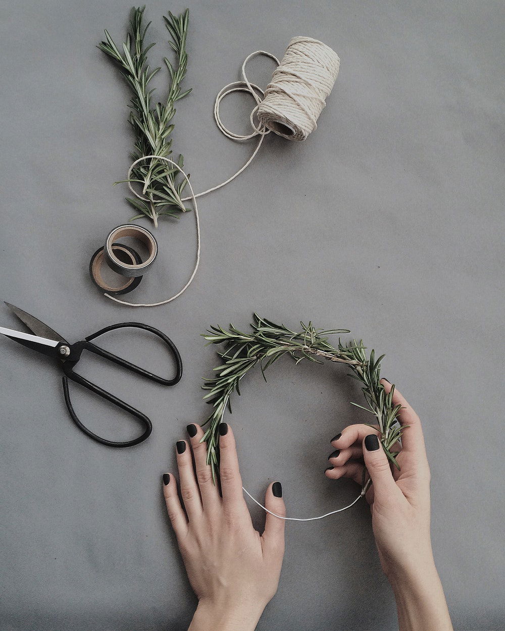 Postcard Wreath