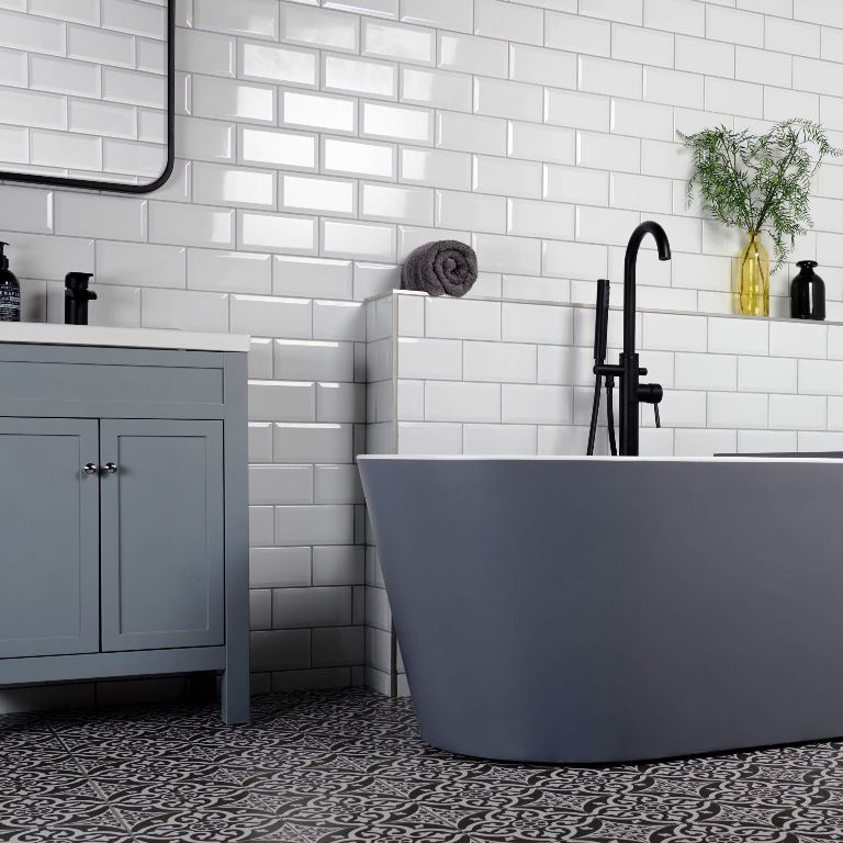 Use White Metro Tiles