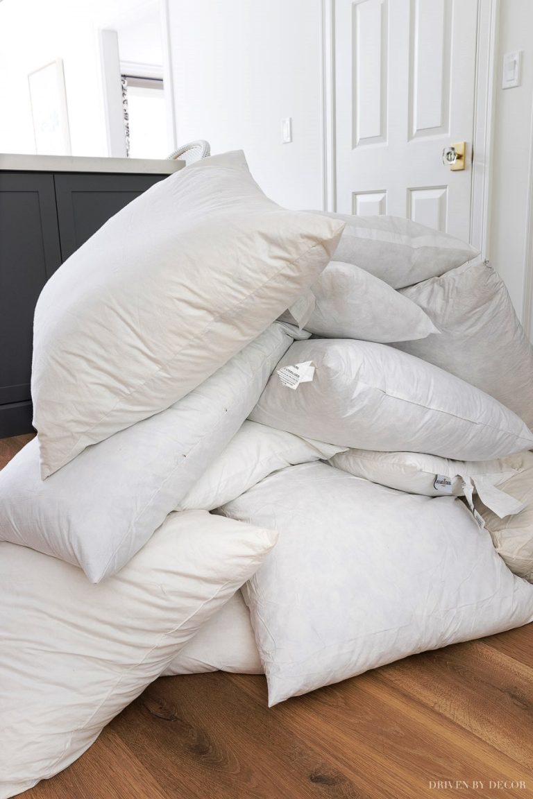 5 Crafty Ways to Upcycle Old, Flat, Lumpy Pillows