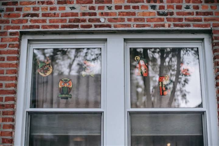 Season decorations can easily turn your windows into a fairytale.