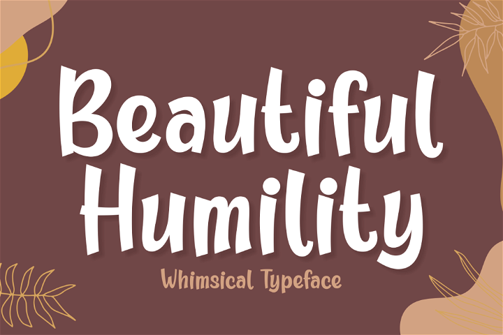 Beautiful Humility Font - A free, elegant font