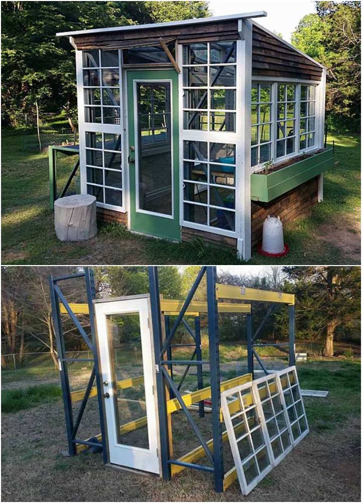 Build a Greenhouse Out of Free Pallet Racking