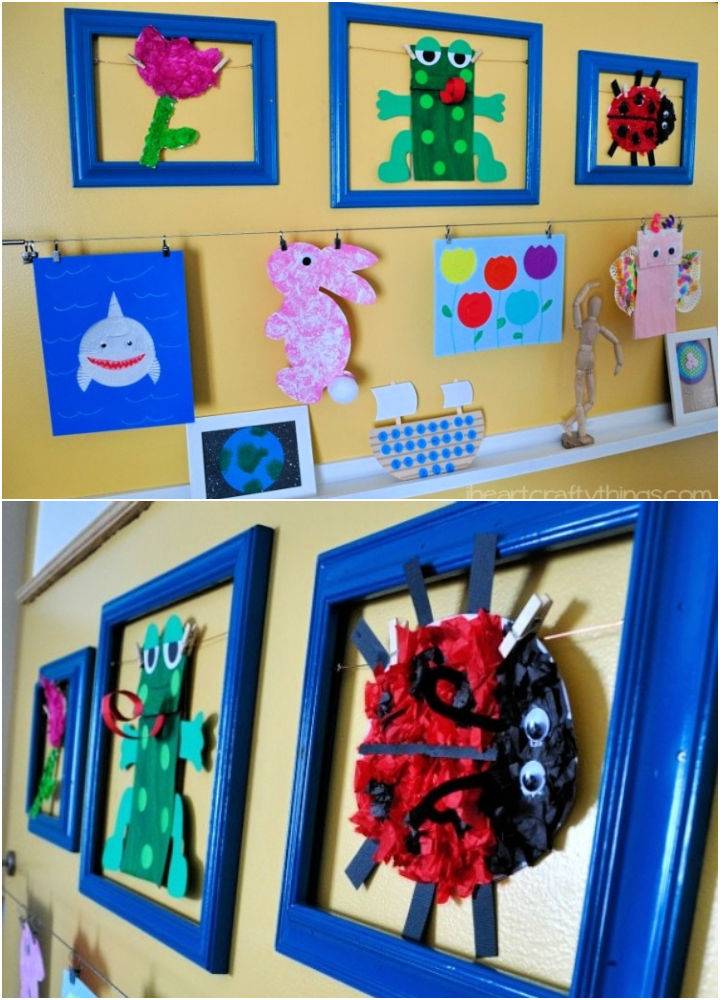 Childrens Art Gallery Wall