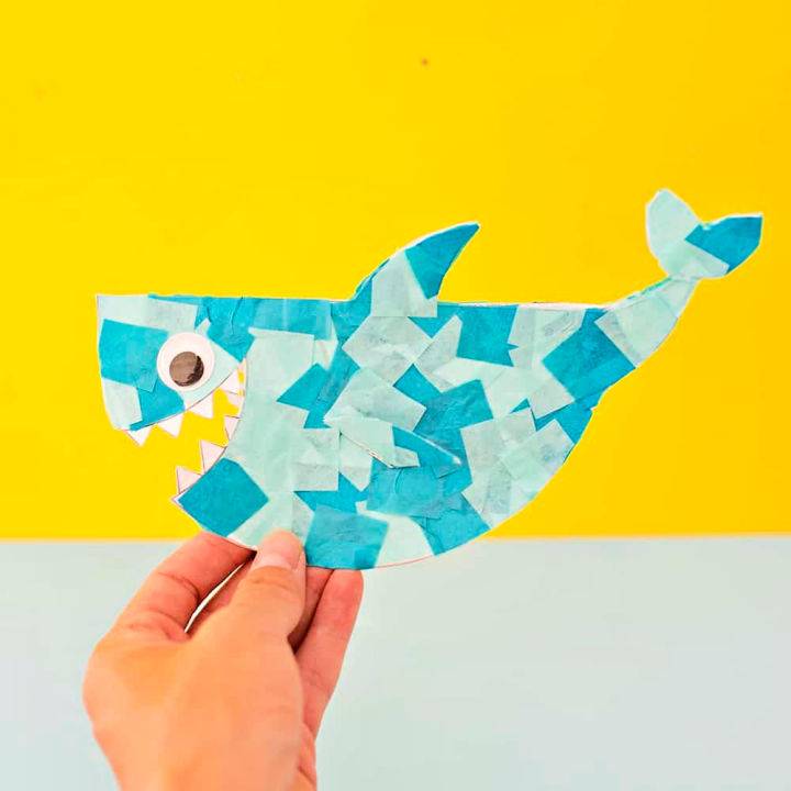 Cute Rocking Paper Shark Craft