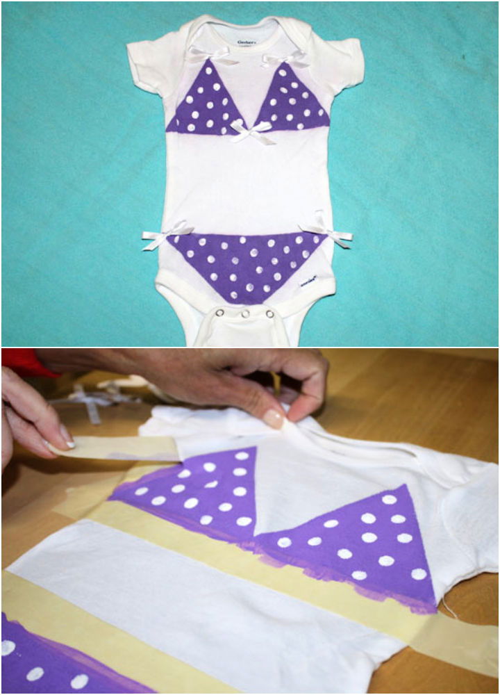 DIY Bikini Baby Onesie