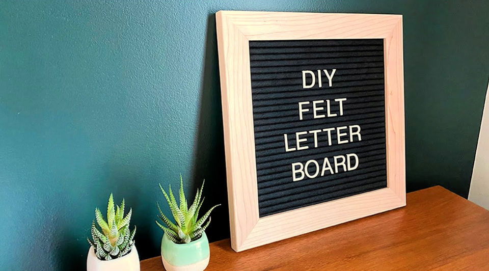 Best DIY Felt Letter Board Tutorial