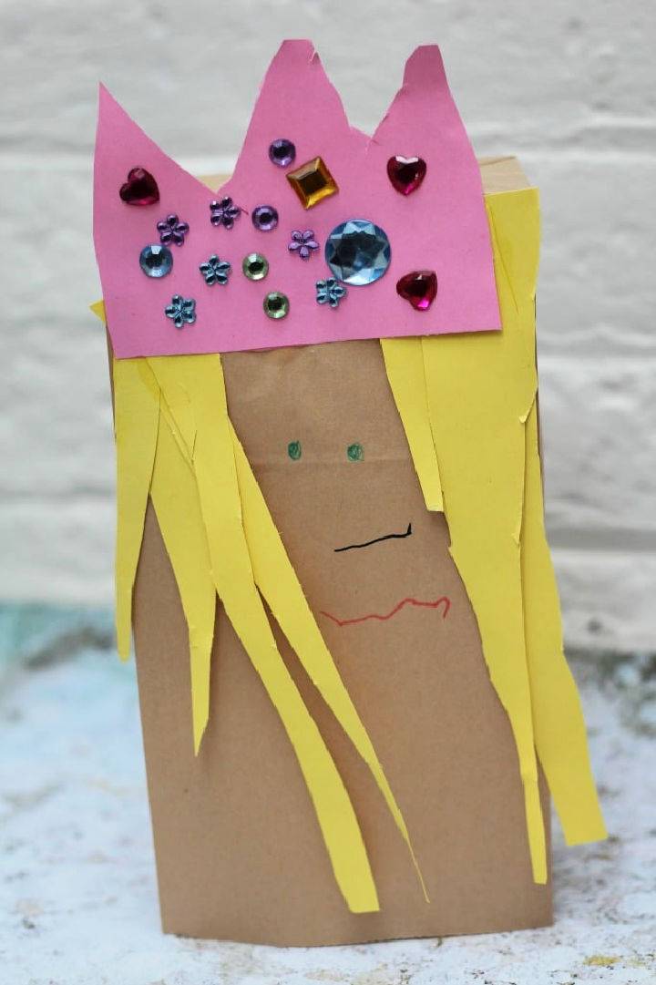 DIY Paper Bag Princess Puppet