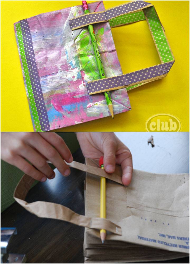 DIY Paper Bag Scrapbook