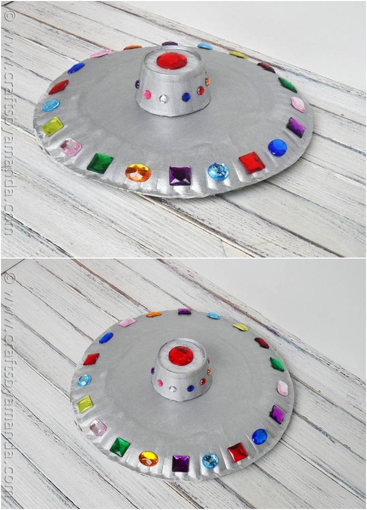 DIY Paper Plate Flying Saucer