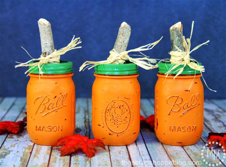 DIY Pumpkin Jars