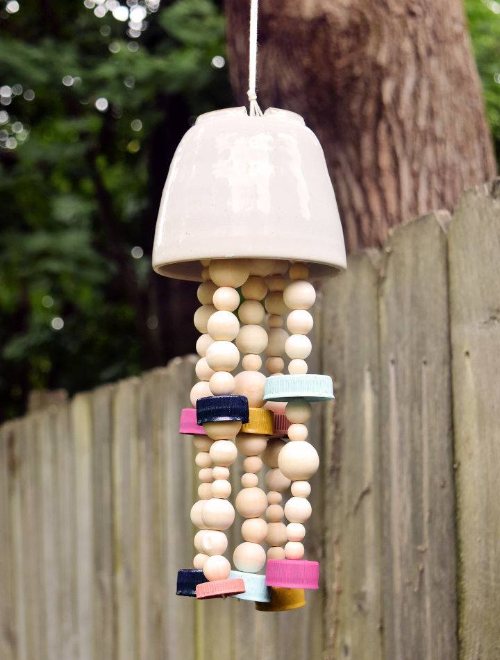 DIY Recycled Wind Chime Family Summer Craft