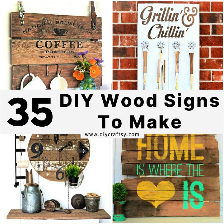 DIY wood signs