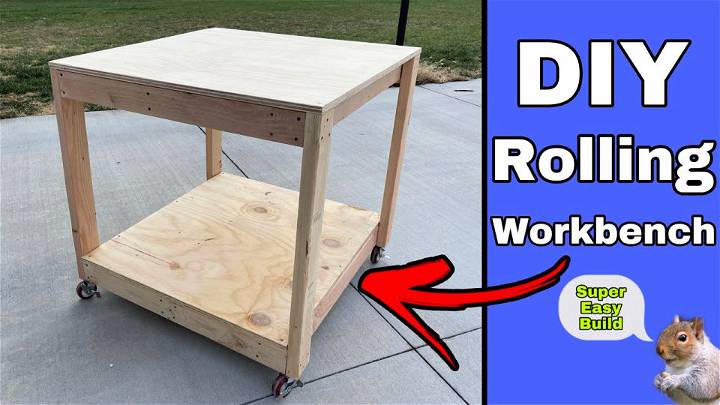 Easy DIY Rolling Workbench for Beginners