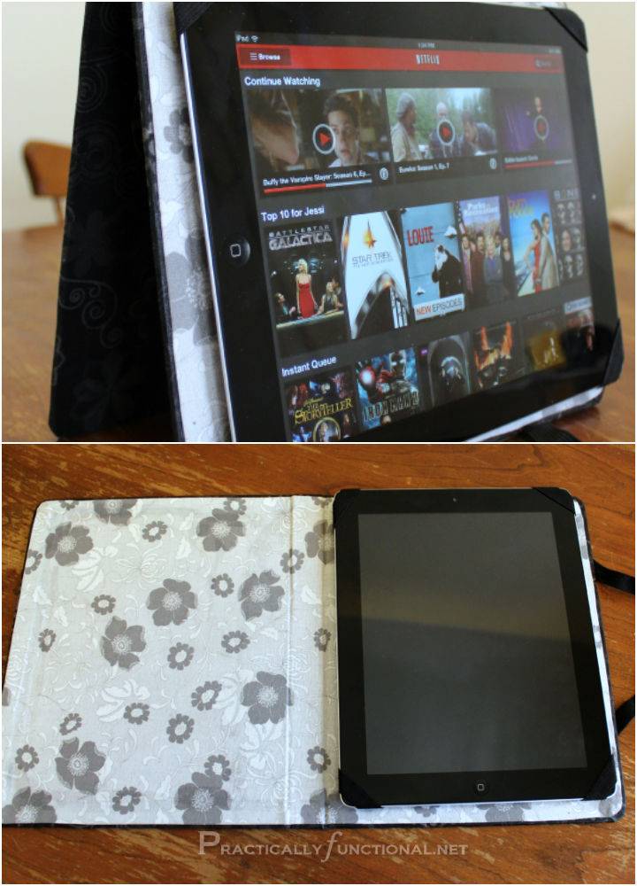 Easy DIY iPad Cover And Stand