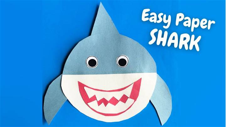 Easy Paper Shark Craft Free Template