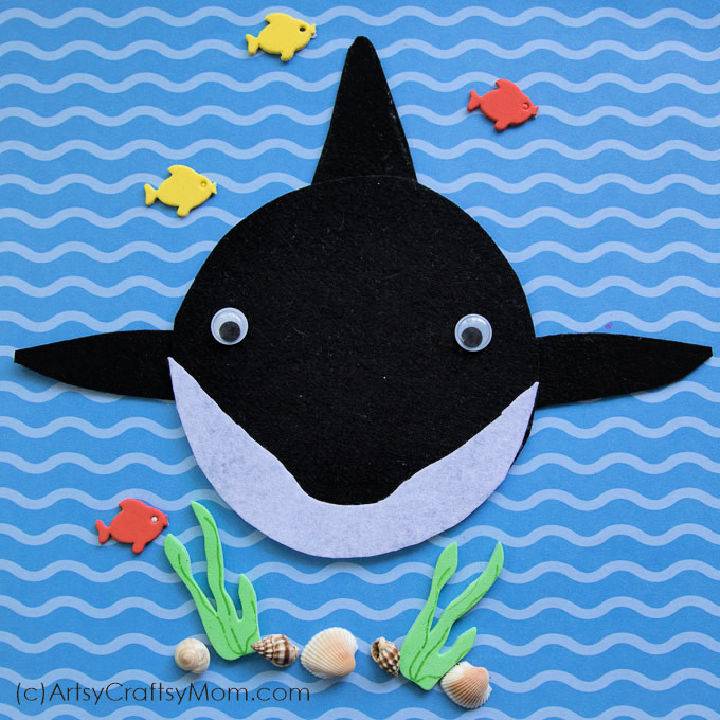 Easy S for Shark Craft With a Printable Template