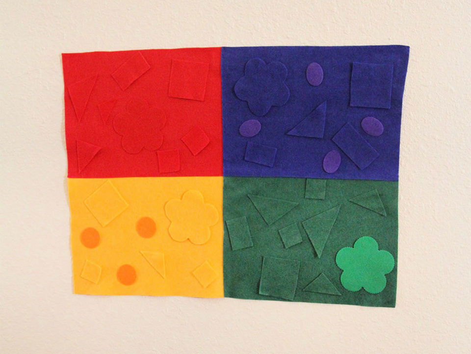 Easy DIY Felt Board for Toddlers