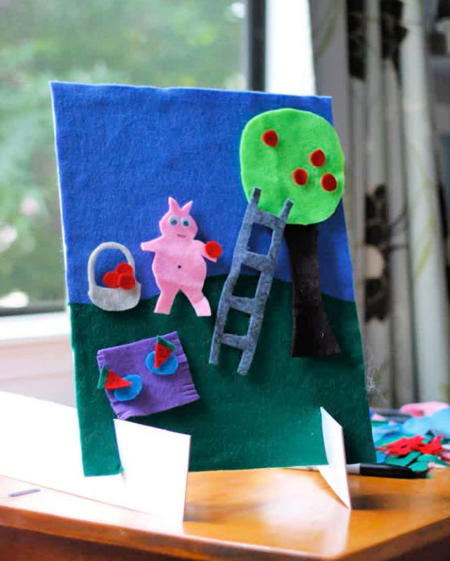 Handmade Felt Storytelling Board