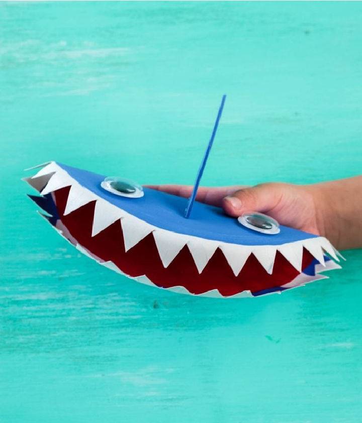 Fierce Shark Paper Plate Craft