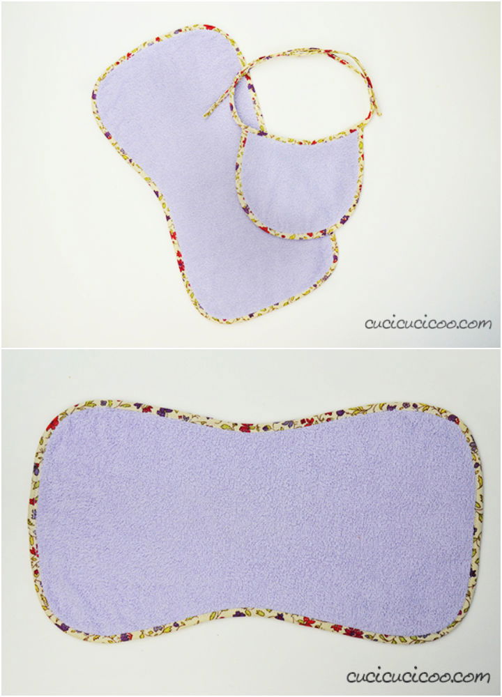 Free Bib and Burp Cloth Pattern