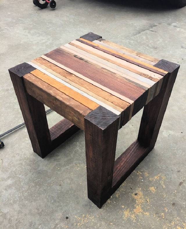 Free Scrap Wood Side Table Plan