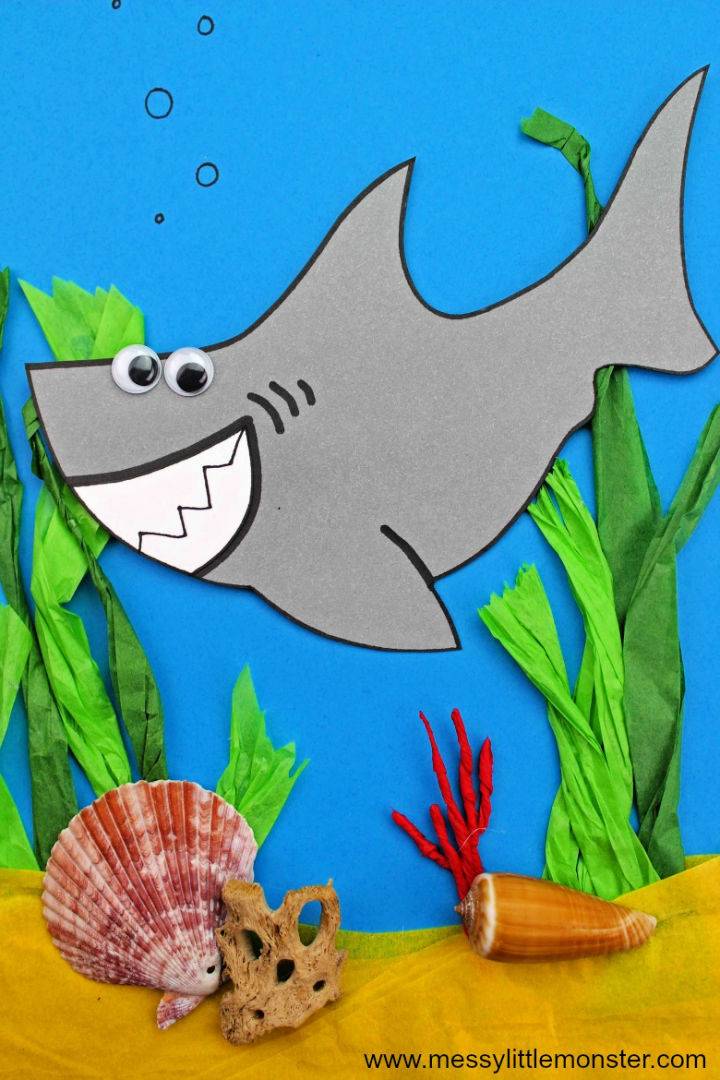 Fun Shark Craft Ocean Themed Activity