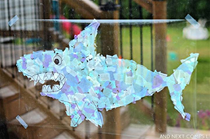 Giant Shark Suncatcher Craft