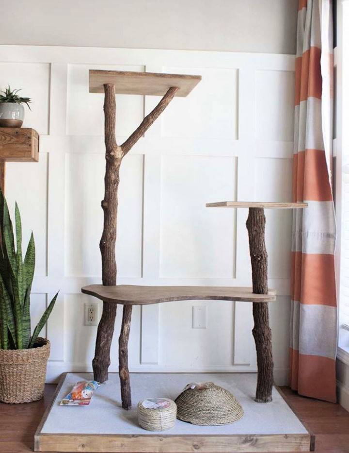Homemade Cat Tree Play Tower