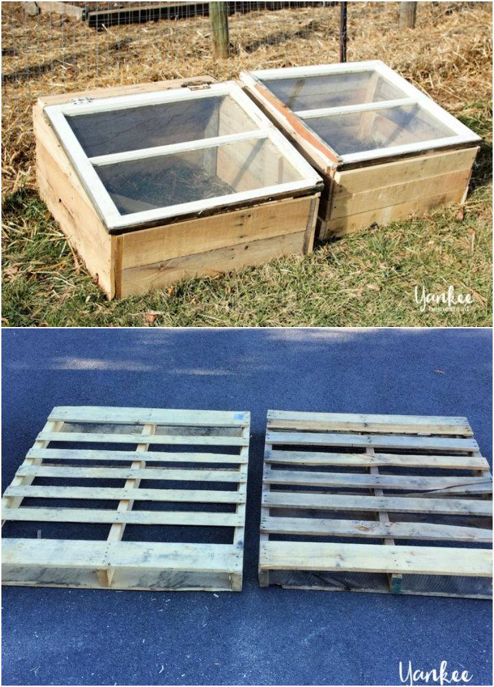 How to Build a Cold Frame Out of Pallets