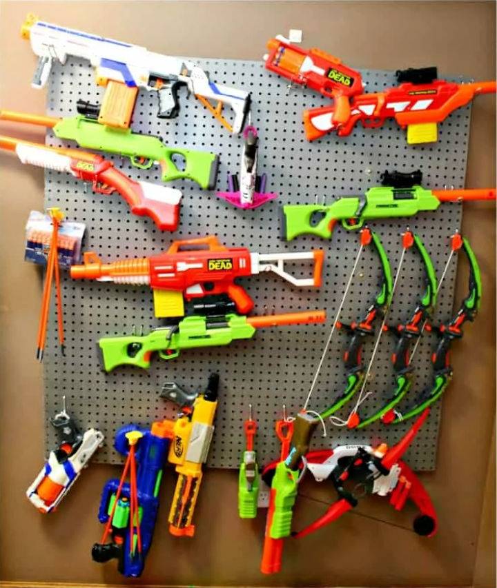 How to Build a Nerf Gun Wall