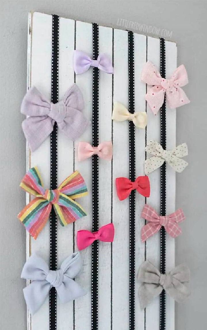 How to Make a Bow Holder 1
