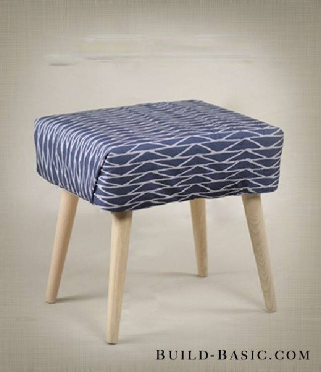 Making Your Own No-Sew Footstool