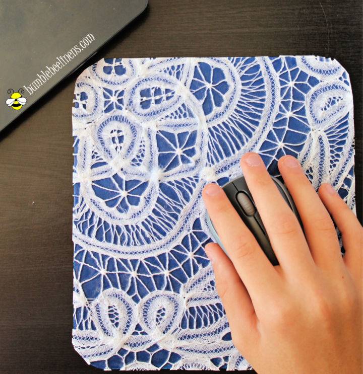 Make Your Own Doily Mousepad