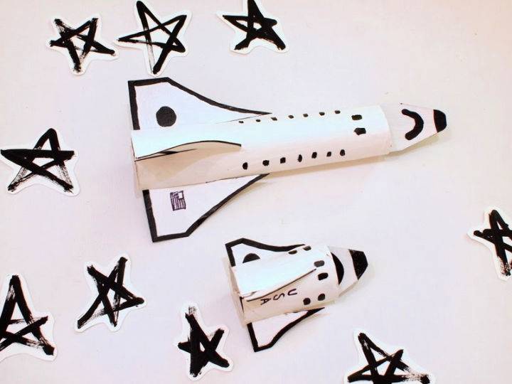 Make a Cardboard Space Shuttle Craft