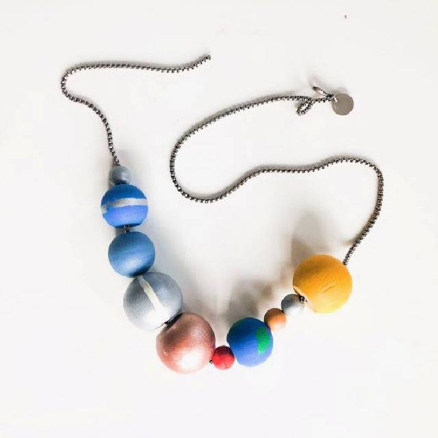 Make a Solar System Necklace Step by Step